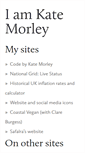 Mobile Screenshot of iamkate.com